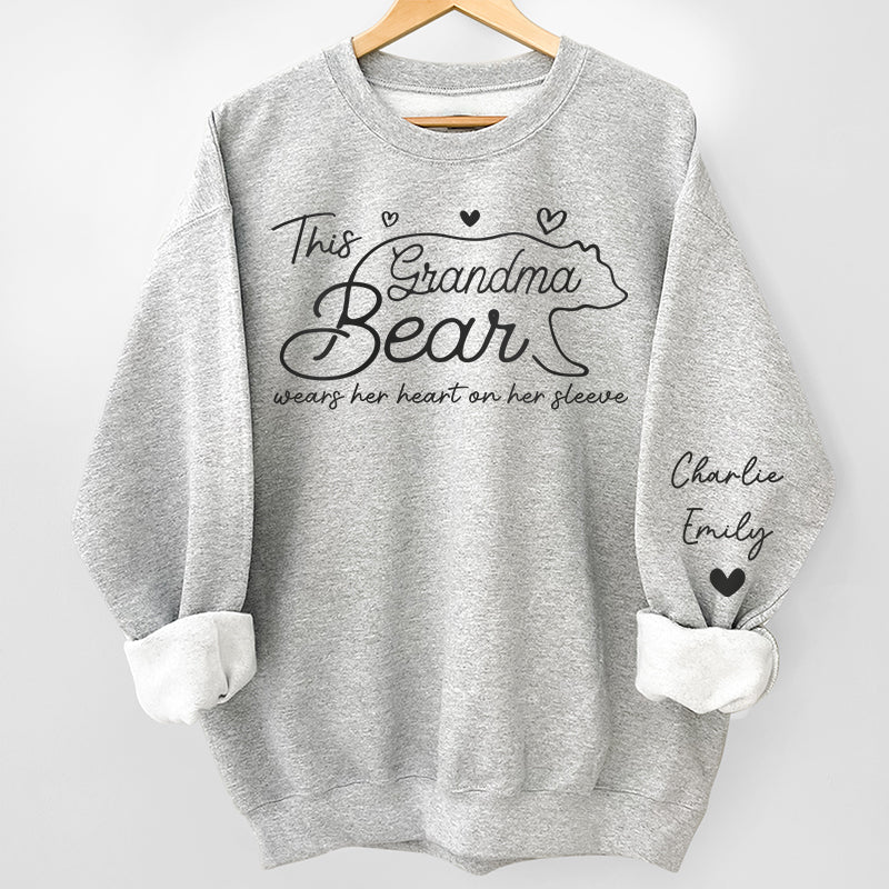 50% OFF✨This Mama Bear Wears Her Heart On Her Sleeve