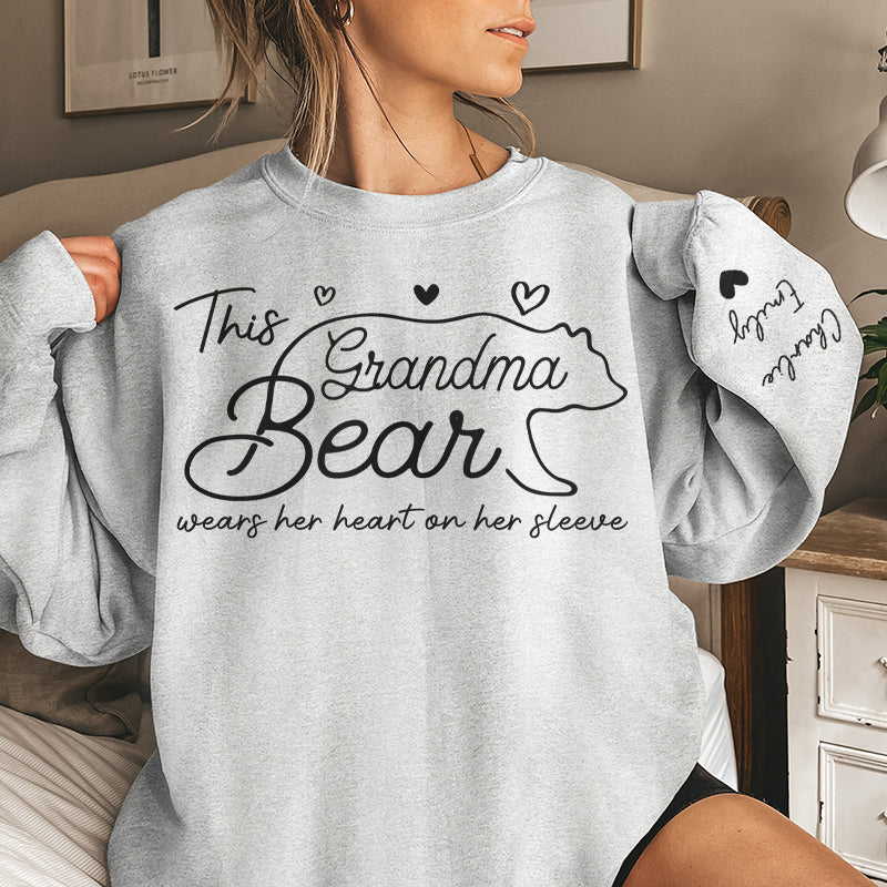 50% OFF✨This Mama Bear Wears Her Heart On Her Sleeve