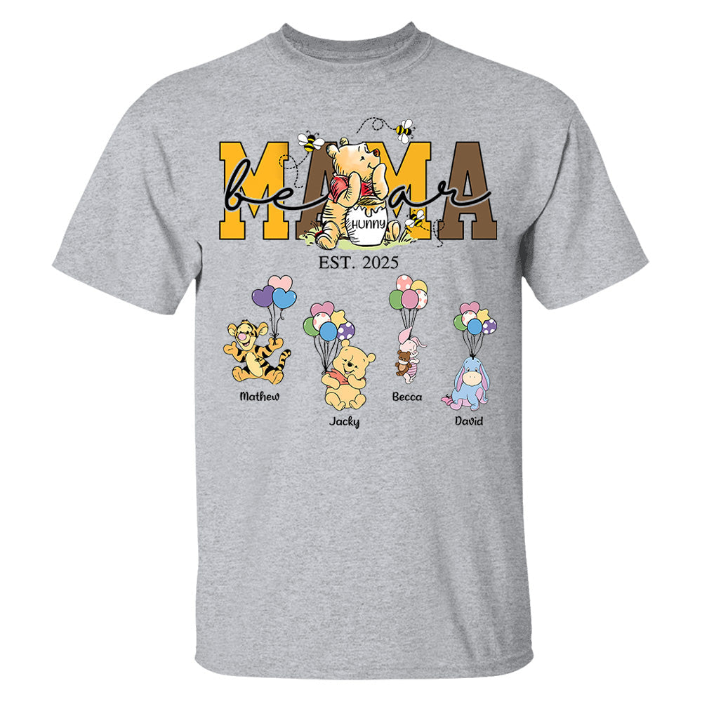 Mama Bear - Personalized Shirt Gift For Mom
