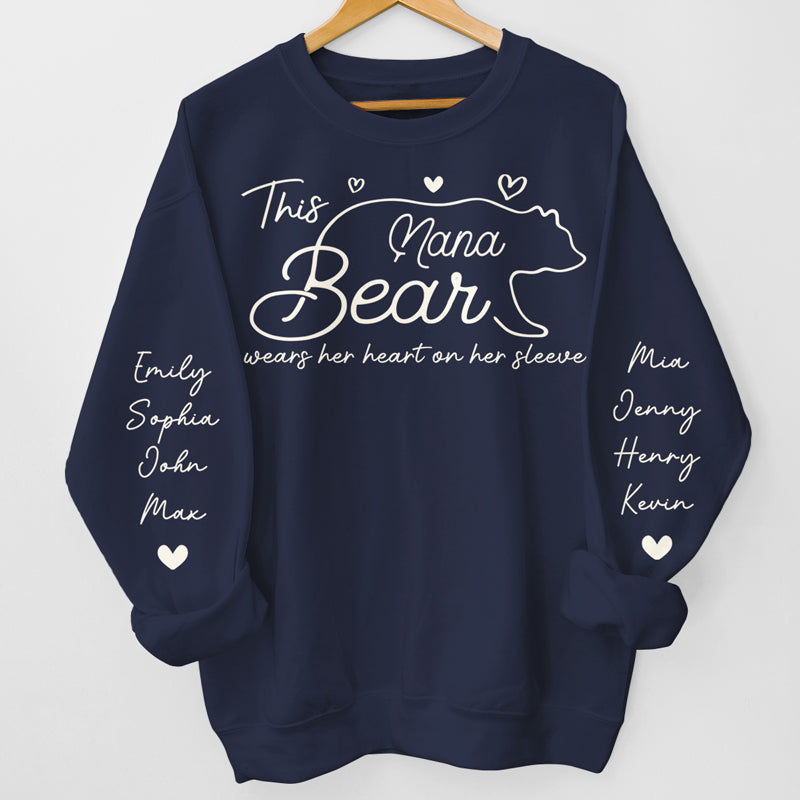 50% OFF✨This Mama Bear Wears Her Heart On Her Sleeve