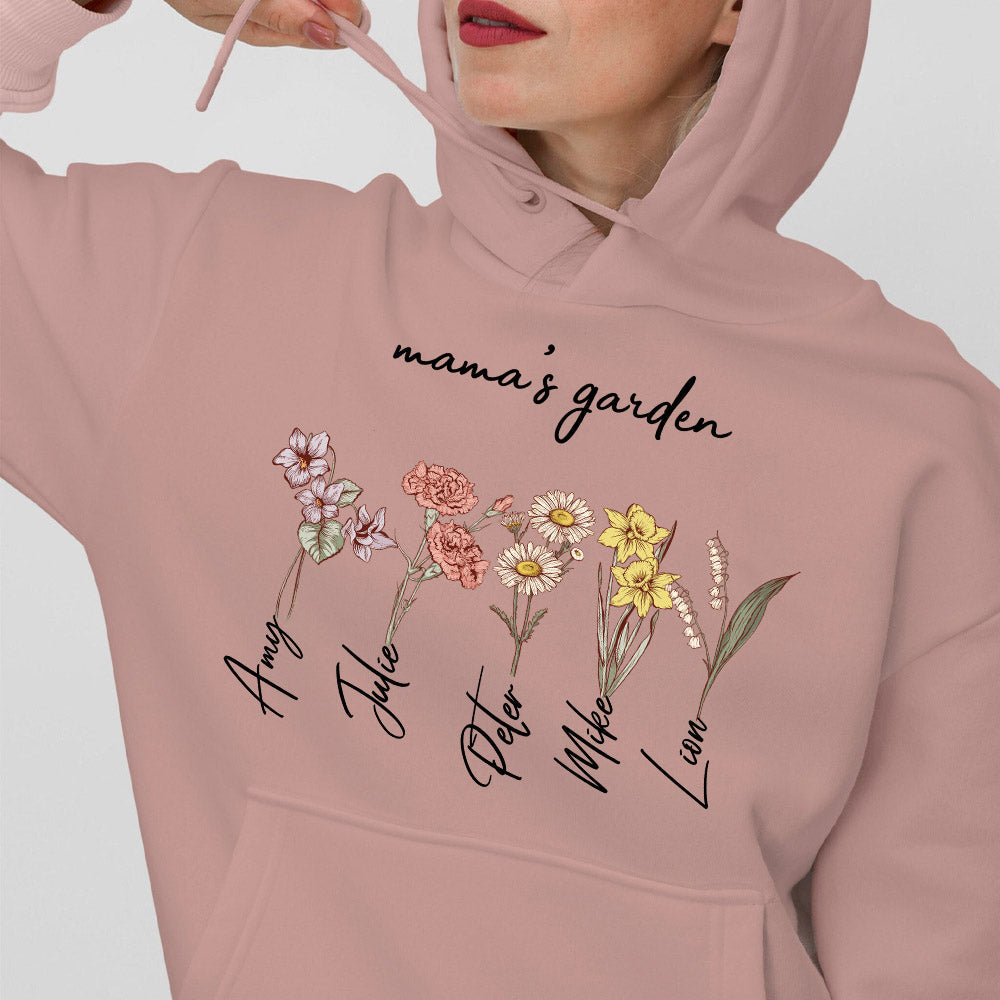 50%OFF⭐️Personalized Mom's Garden Sweatshirt/Hoodie