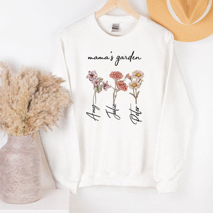 50%OFF⭐️Personalized Mom's Garden Sweatshirt/Hoodie