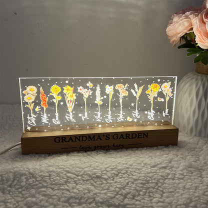 50%OFF⭐️Birth Month Flower Personalized LED Night Light