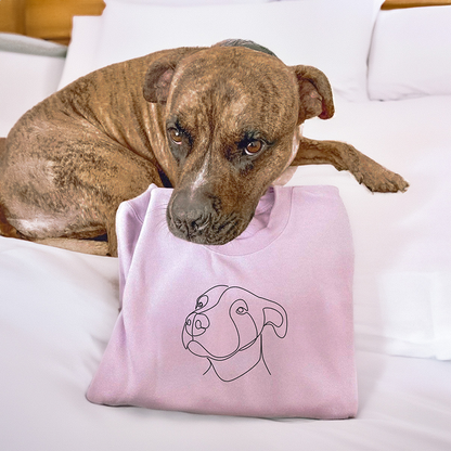 Gifts For Pet Lover Custom Embroidered Sweatshirt and Hoodie