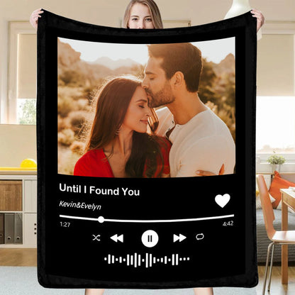 Custom Spotify Music Blanket Photo Blanket