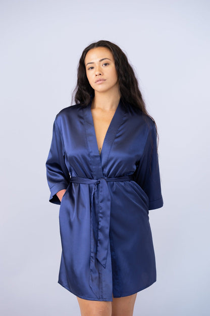 ✨Customized Version Signature Satin Robe-Gift For Mom And Wife