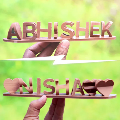 💕 Dual Name Illusion Love 3D Printed as Sweet Gifts 🎁