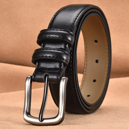 Personalized Leather Belt with Engraved Text - Anniversary Gift for Men