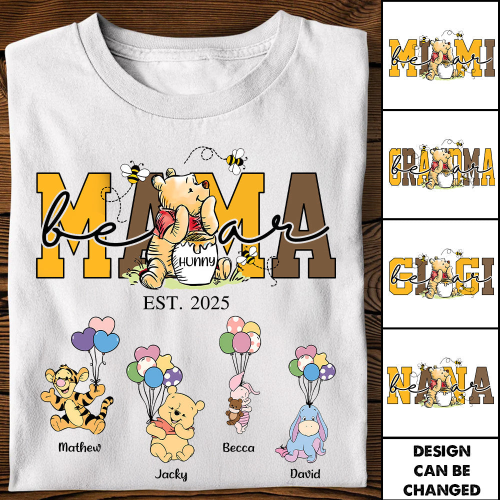 Mama Bear - Personalized Shirt Gift For Mom