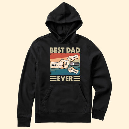 Personalized Best Dad Ever Shirt - Cartoon Version - Father's Day Gift