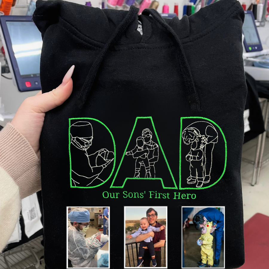 🔥Hot Sale🔥 Embroidered Photo Sweatshirt