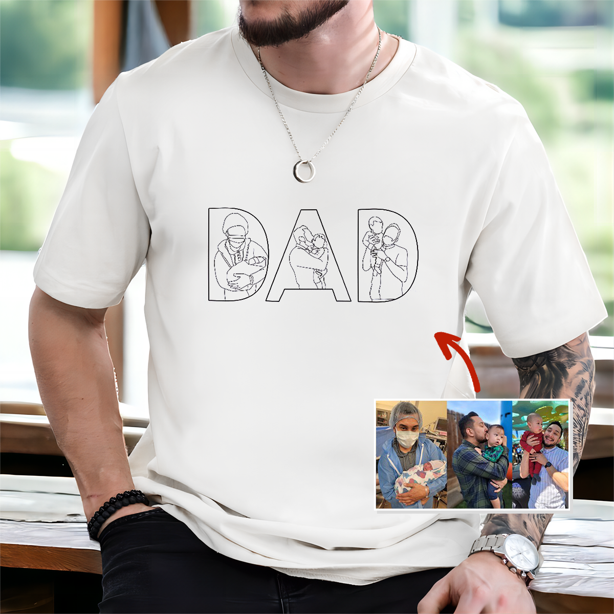 🔥Hot Sale🔥 Embroidered Photo Sweatshirt