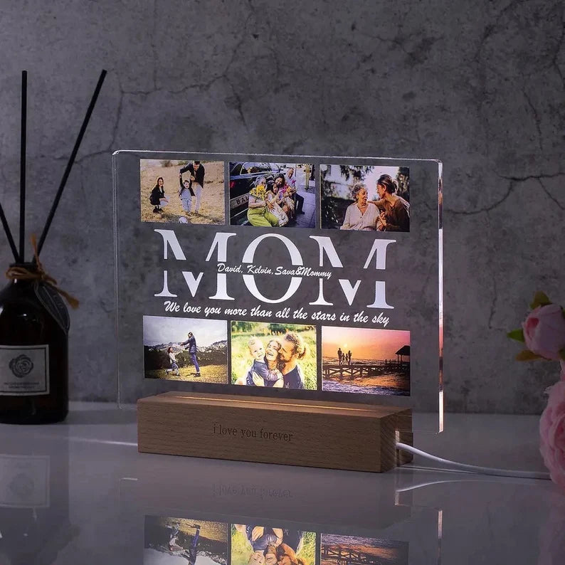 Personalized Photo Night Lights - The Perfect Gift For Mom!