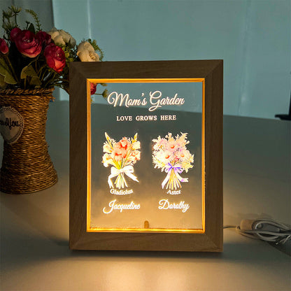 Birth Month Flower Bouquet Customized LED Light