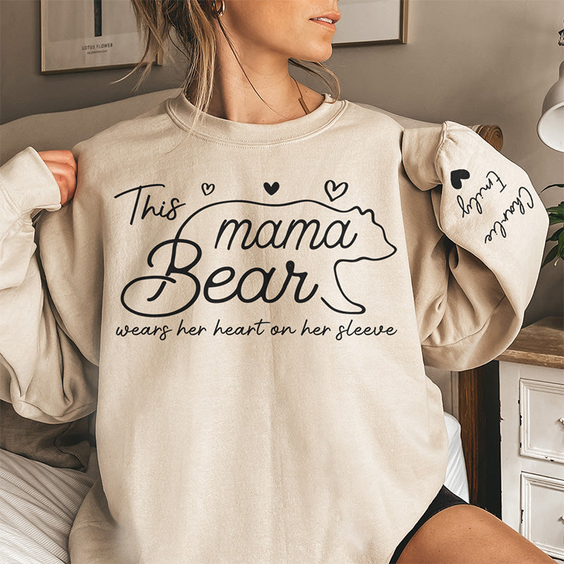 50% OFF✨This Mama Bear Wears Her Heart On Her Sleeve