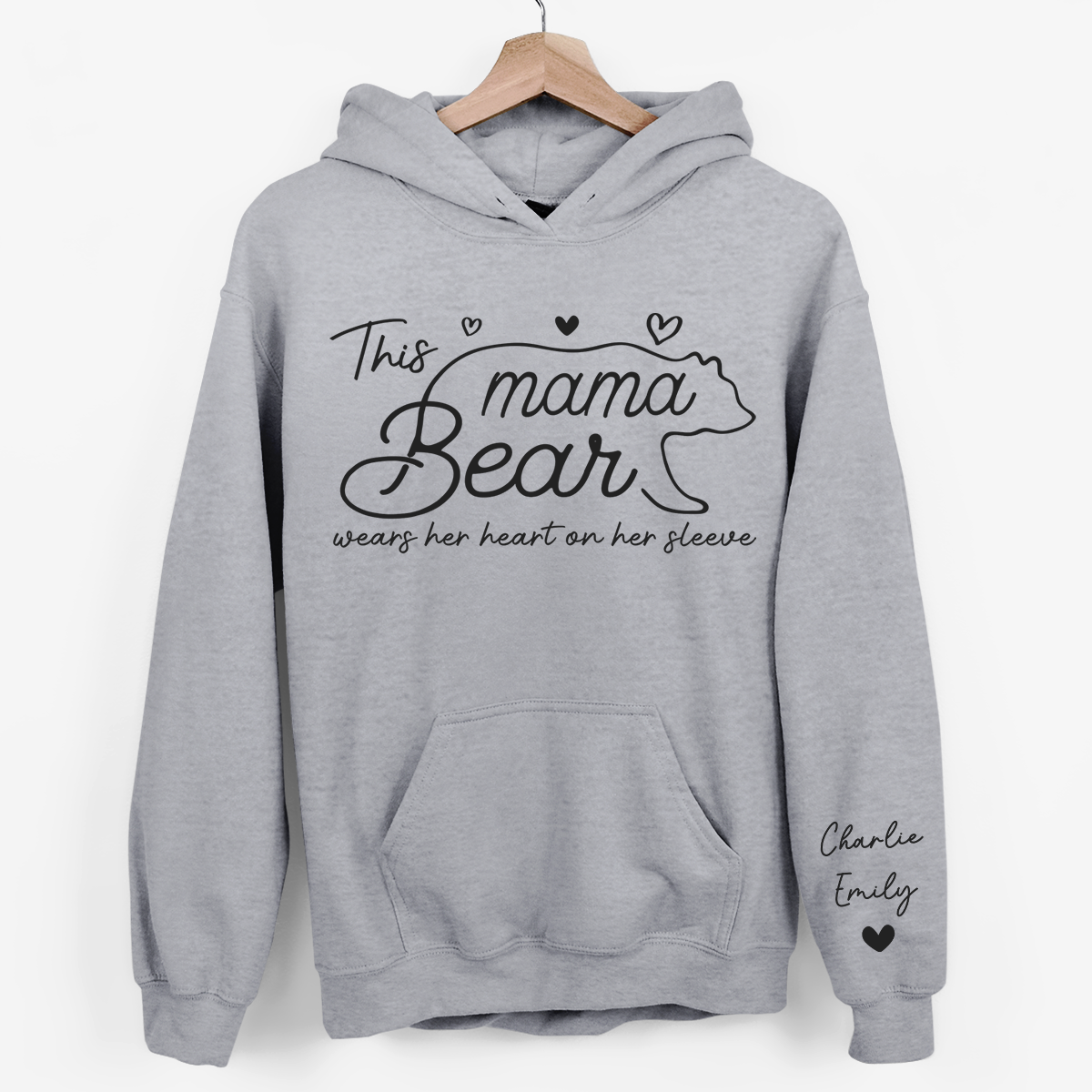 50% OFF✨This Mama Bear Wears Her Heart On Her Sleeve