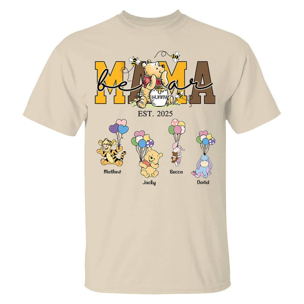 Mama Bear - Personalized Shirt Gift For Mom