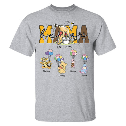 Mama Bear - Personalized Shirt Gift For Mom