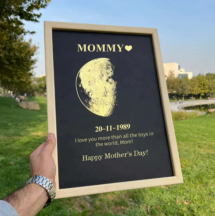 REAL MOON PHASE - For Mother's Day Gift