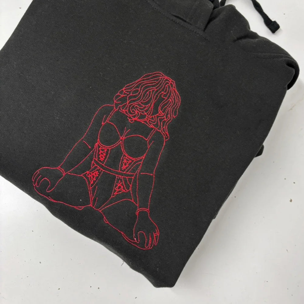 Custom Embroidered - Personalized Sexy Portrait Gift for Him 💕🔥