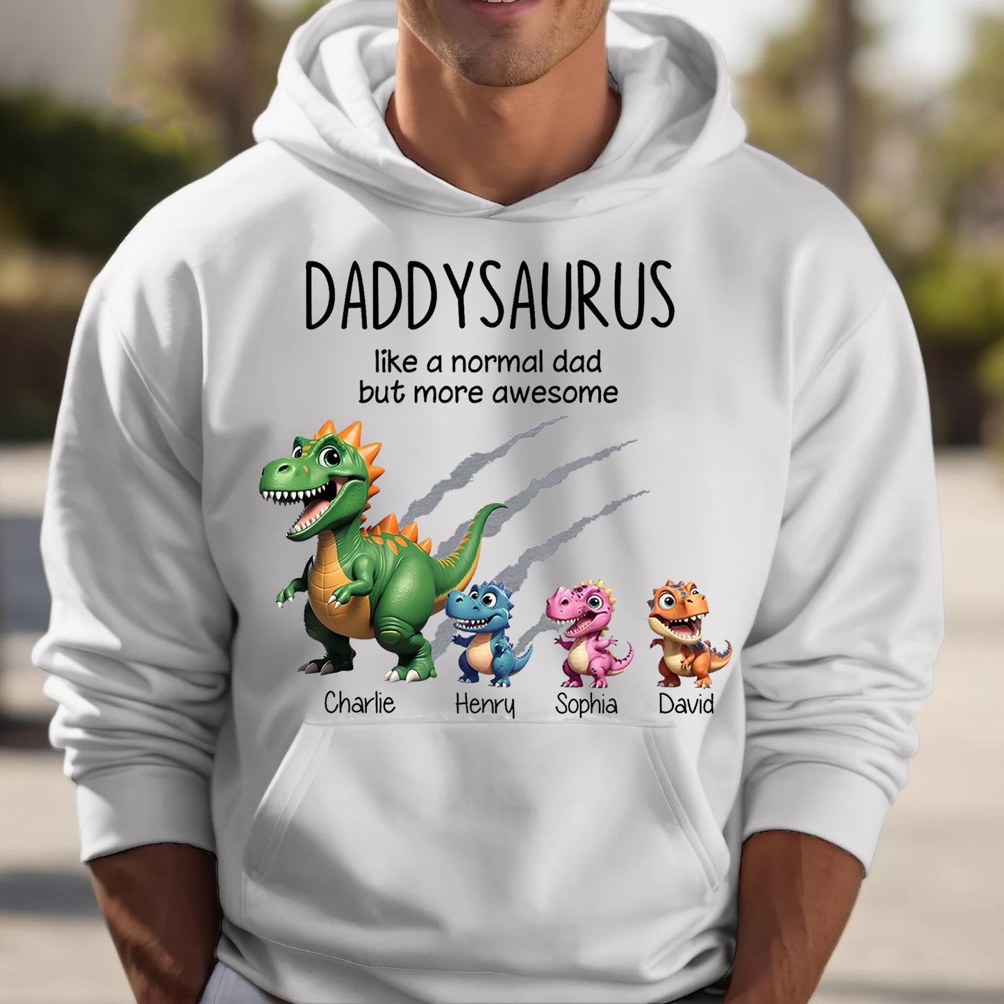 Grandpasaurus And Kids Dinosaurs Personalized T-Shirt