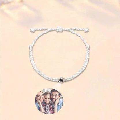 50% OFF✨Personalized Circle Photo Pendant Bracelet