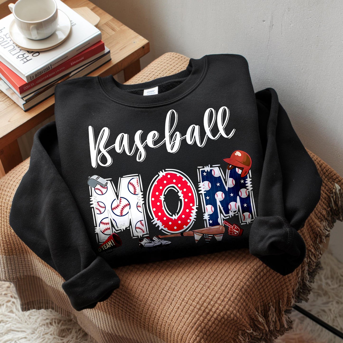 Sports Baseball Grandma - Personalized T-Shirt, Custom Kid's Name