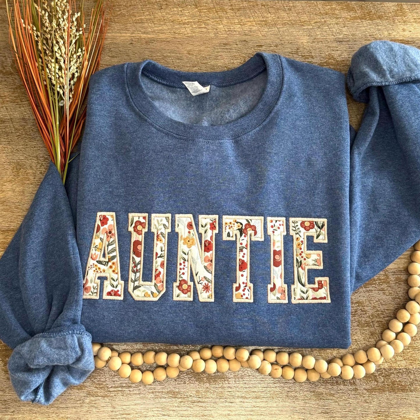 Personalized Embroidered Mama Sweatshirt Hoodie with Names on Sleeve