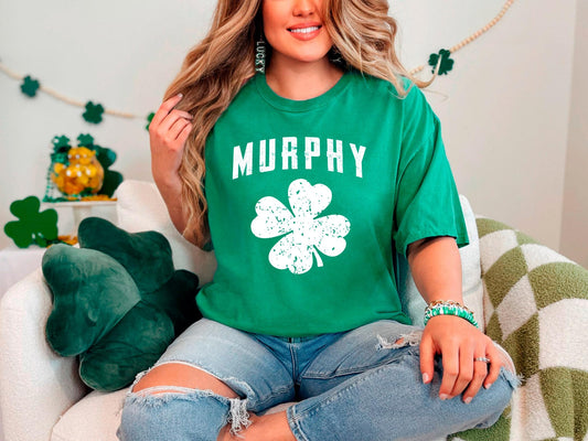 Personalized Shamrock Sweatshirt - Custom St. Patrick's Day Lucky Design