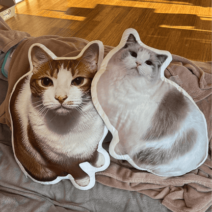 Custom 3D Pet Portrait Shaped Pillow